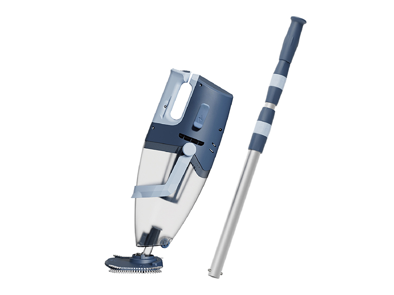 Cordless swimming pool vacuum cleaner