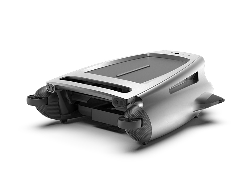 Robotic swimming pool leaf skimmer