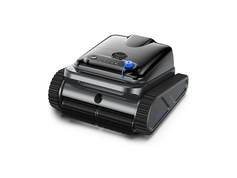 Cordless swimming pool robotic pool cleaner