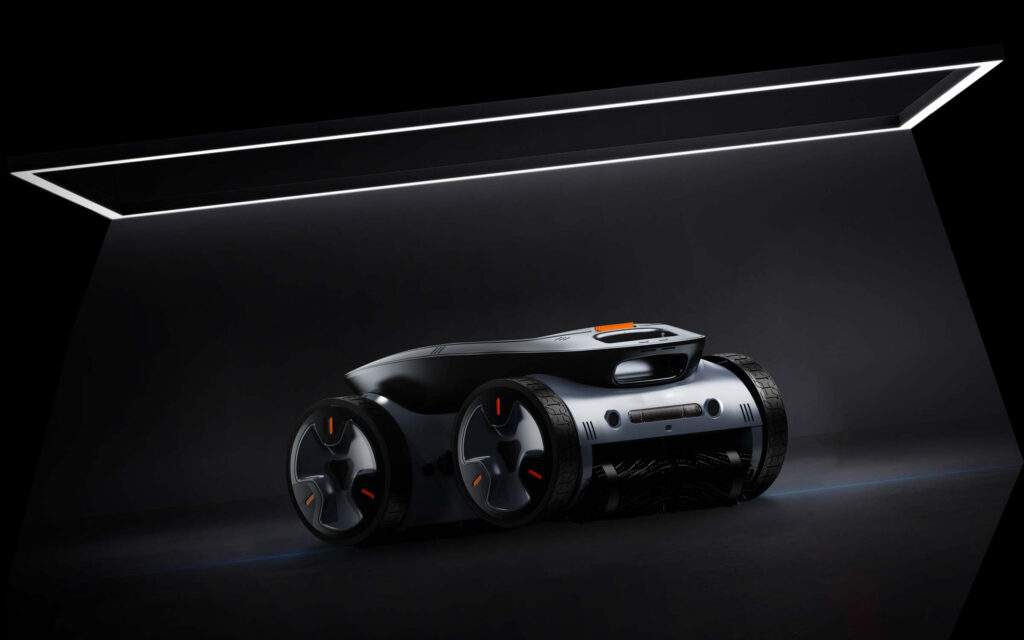 Apex robotic swimming pool cleaner