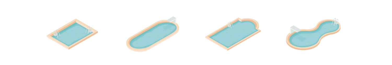 Apex is designed to clean swimming pool of any shape and material.