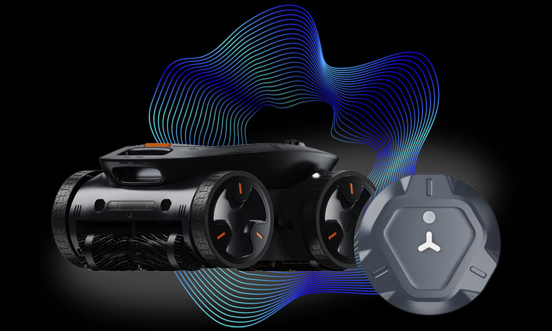 Apex A1 Connect comes with HydroLink module that adds Wi-Fi capabilities to the base cordless robotic pool cleaner.