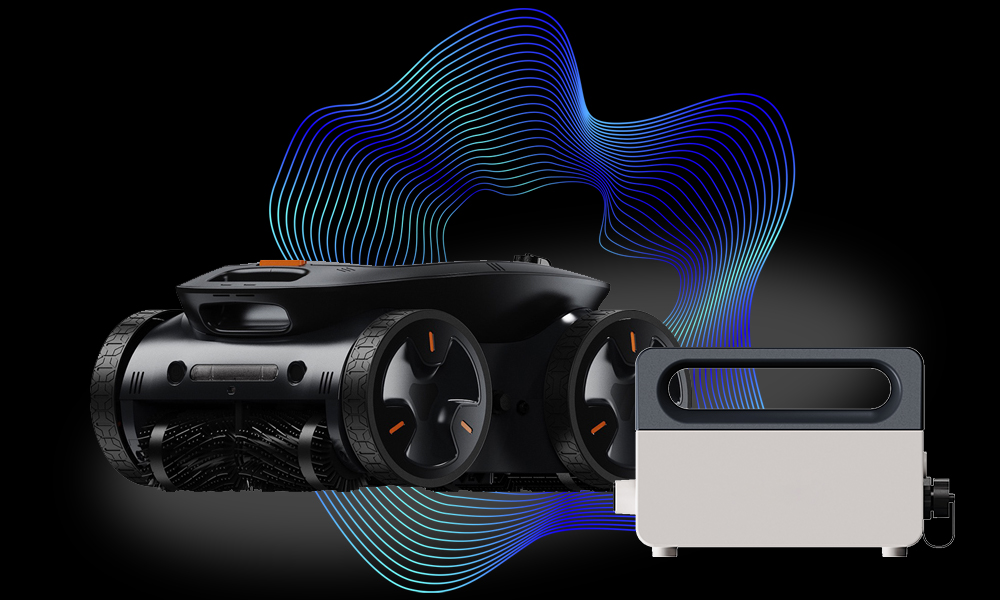 Apex A1 Hub comes with PowerLink module that adds corded mode and Wi-Fi capabilities to the base cordless robotic pool cleaner.